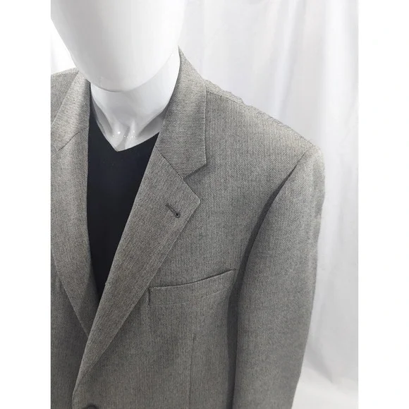 Jos. A. Bank Signature Blazer Sport Coat‎ Suit Jacket Silk LambsWool 44L 48" EUC - Picture 2 of 14